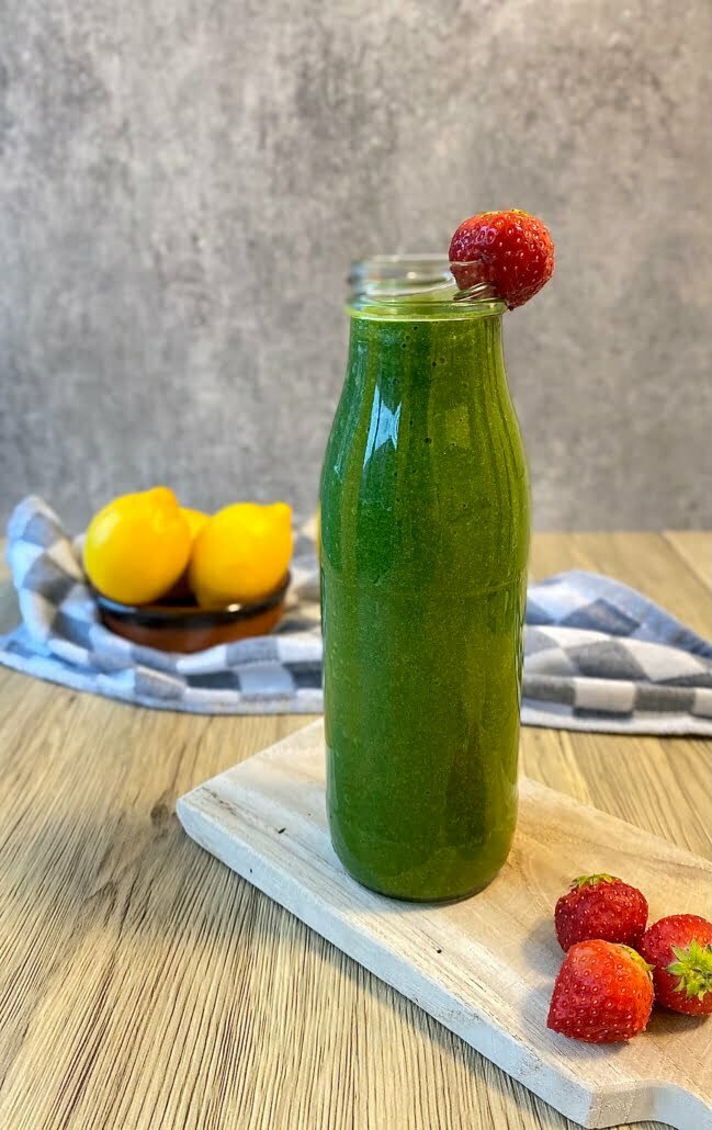 Spinazie Smoothie - © www.faithlovesfood.nl, 2022, all rights reserved